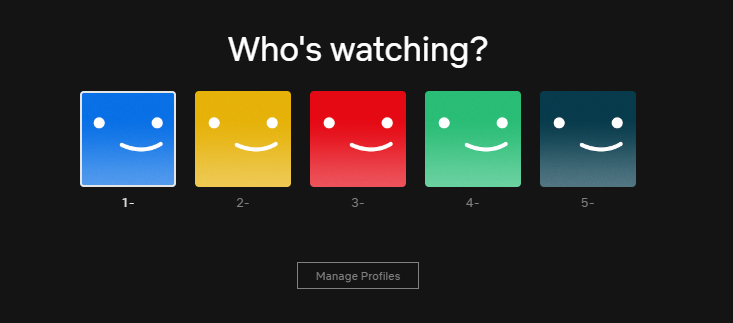 Netflix profile pic
