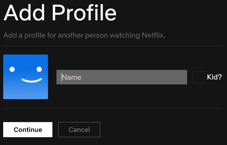 Steps of how to share Netflix